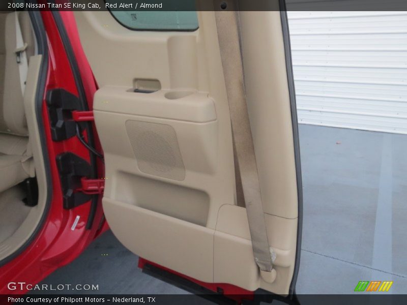 Red Alert / Almond 2008 Nissan Titan SE King Cab