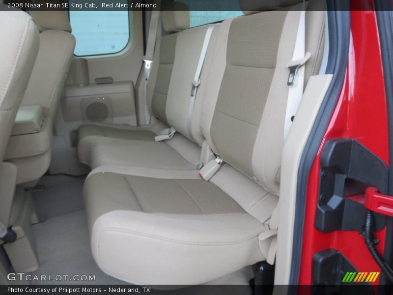 Red Alert / Almond 2008 Nissan Titan SE King Cab