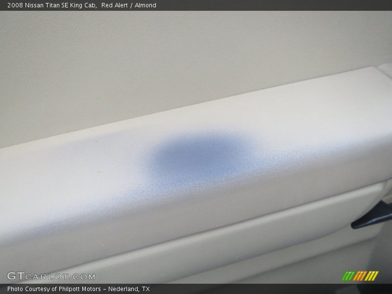 Red Alert / Almond 2008 Nissan Titan SE King Cab
