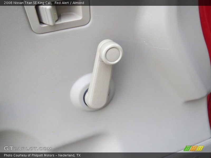 Red Alert / Almond 2008 Nissan Titan SE King Cab