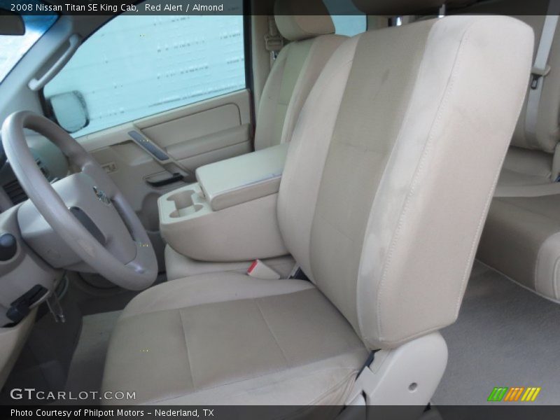 Red Alert / Almond 2008 Nissan Titan SE King Cab