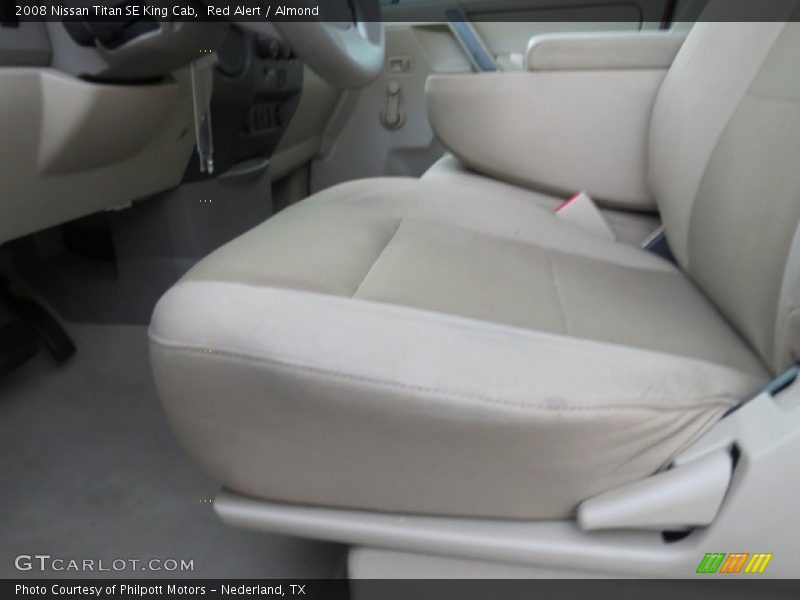 Red Alert / Almond 2008 Nissan Titan SE King Cab
