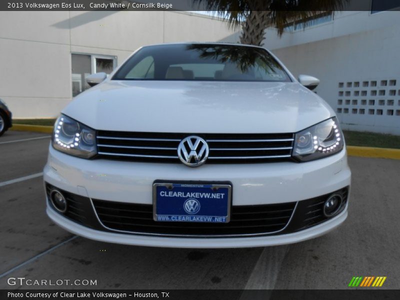 Candy White / Cornsilk Beige 2013 Volkswagen Eos Lux