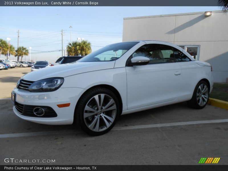 Candy White / Cornsilk Beige 2013 Volkswagen Eos Lux