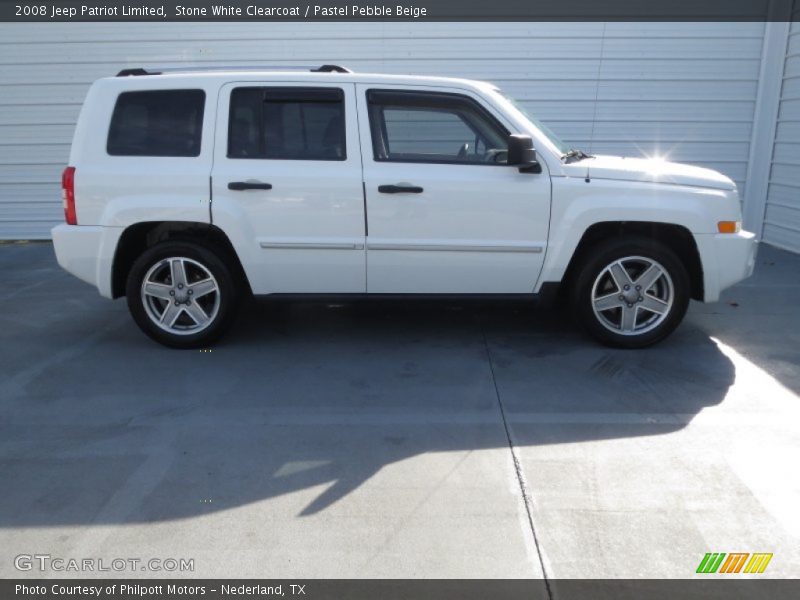 Stone White Clearcoat / Pastel Pebble Beige 2008 Jeep Patriot Limited