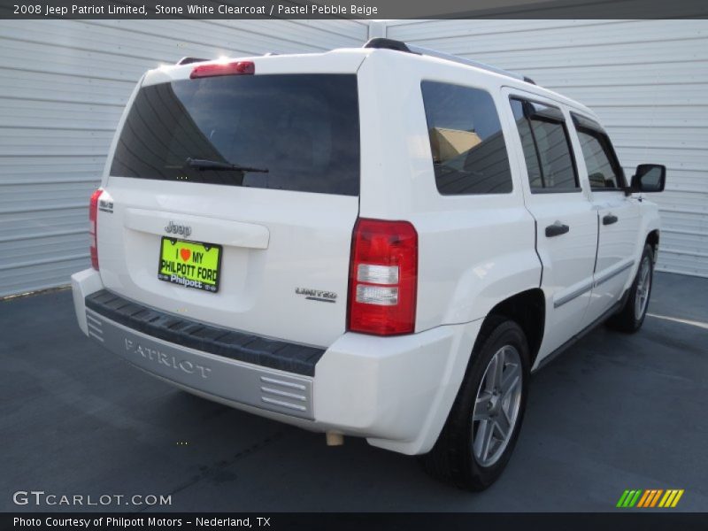 Stone White Clearcoat / Pastel Pebble Beige 2008 Jeep Patriot Limited