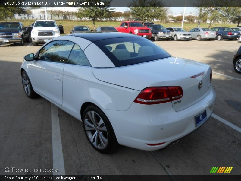 Candy White / Cornsilk Beige 2013 Volkswagen Eos Lux