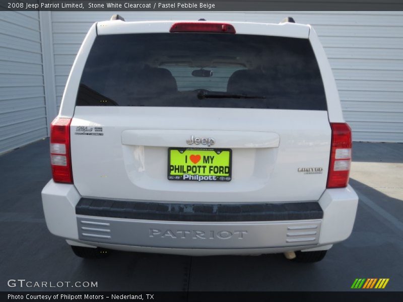 Stone White Clearcoat / Pastel Pebble Beige 2008 Jeep Patriot Limited