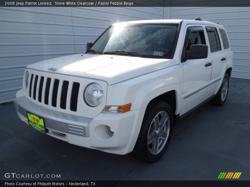 Stone White Clearcoat / Pastel Pebble Beige 2008 Jeep Patriot Limited