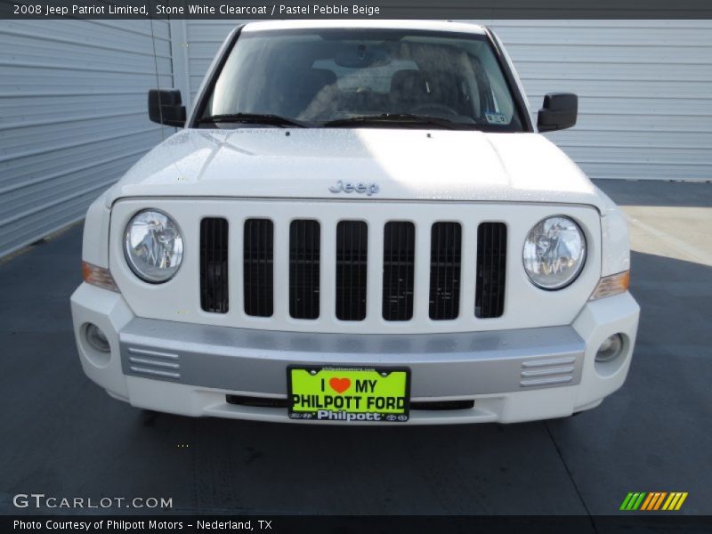 Stone White Clearcoat / Pastel Pebble Beige 2008 Jeep Patriot Limited