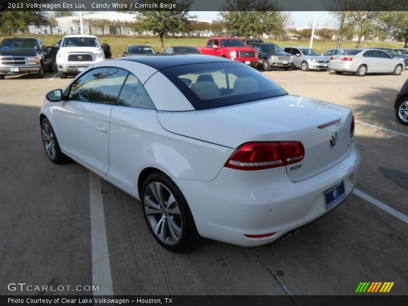 Candy White / Cornsilk Beige 2013 Volkswagen Eos Lux