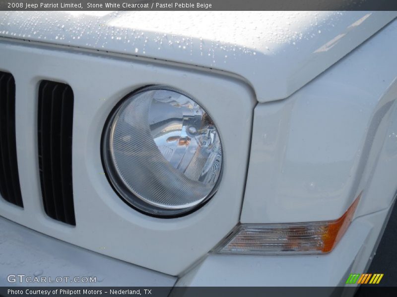 Stone White Clearcoat / Pastel Pebble Beige 2008 Jeep Patriot Limited