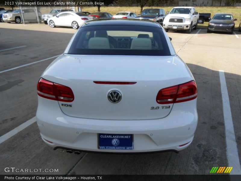 Candy White / Cornsilk Beige 2013 Volkswagen Eos Lux