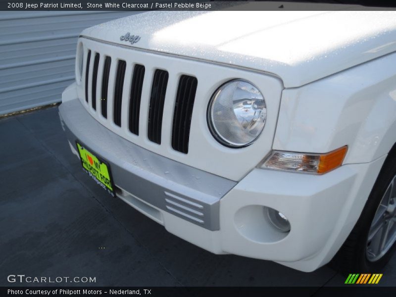 Stone White Clearcoat / Pastel Pebble Beige 2008 Jeep Patriot Limited