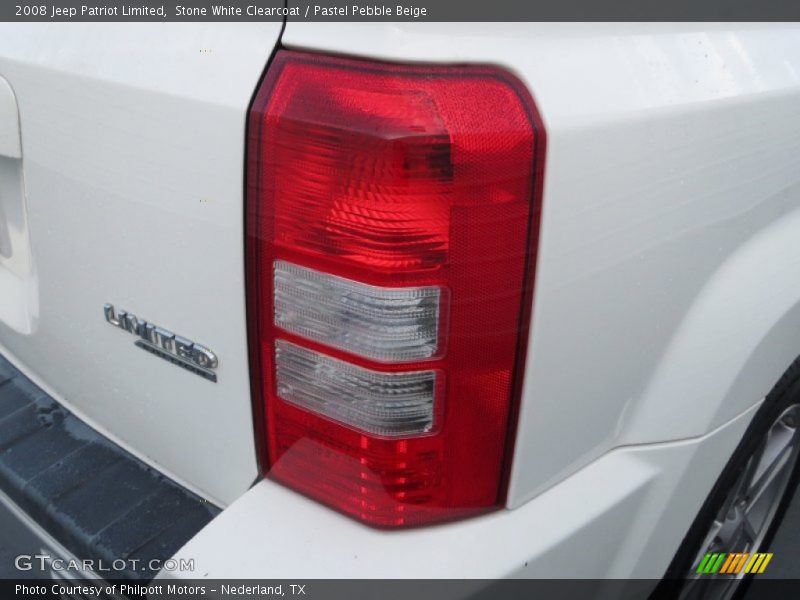 Stone White Clearcoat / Pastel Pebble Beige 2008 Jeep Patriot Limited