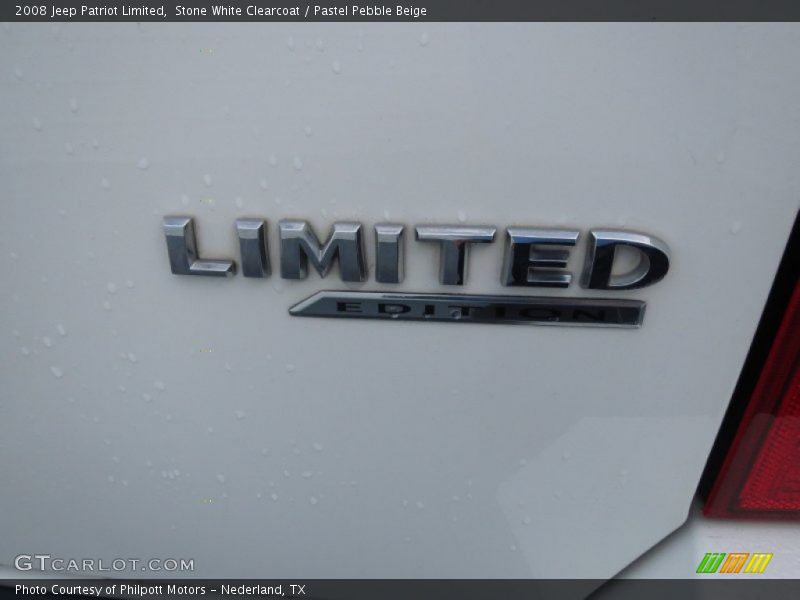 Stone White Clearcoat / Pastel Pebble Beige 2008 Jeep Patriot Limited