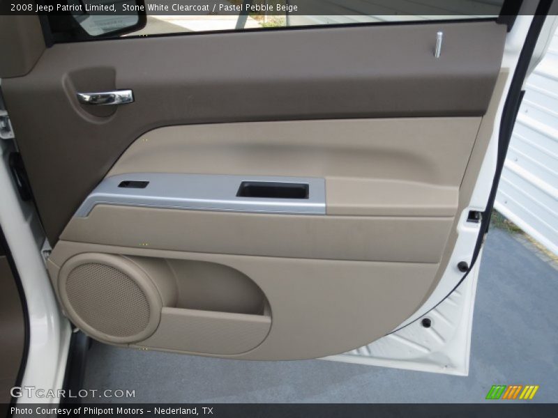 Stone White Clearcoat / Pastel Pebble Beige 2008 Jeep Patriot Limited