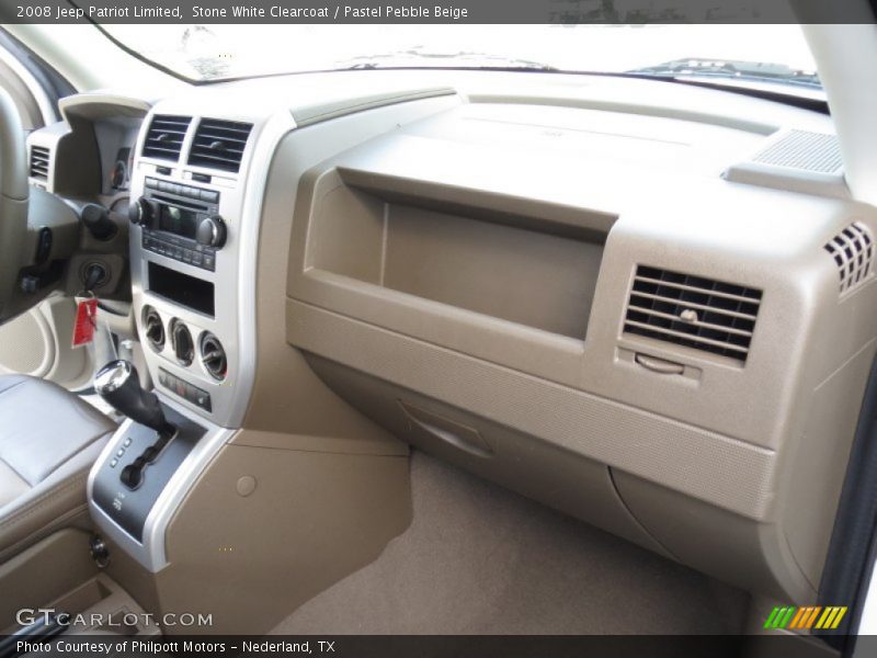 Stone White Clearcoat / Pastel Pebble Beige 2008 Jeep Patriot Limited