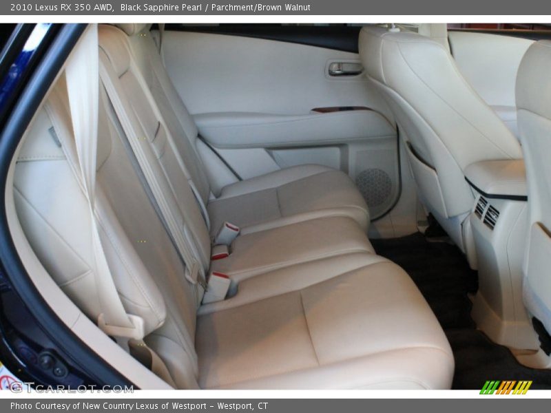 Black Sapphire Pearl / Parchment/Brown Walnut 2010 Lexus RX 350 AWD