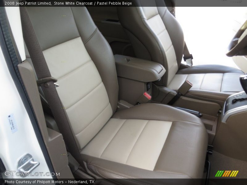 Stone White Clearcoat / Pastel Pebble Beige 2008 Jeep Patriot Limited