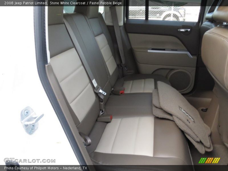 Stone White Clearcoat / Pastel Pebble Beige 2008 Jeep Patriot Limited