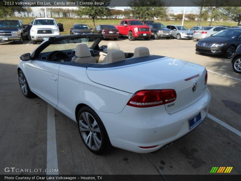 Candy White / Cornsilk Beige 2013 Volkswagen Eos Lux