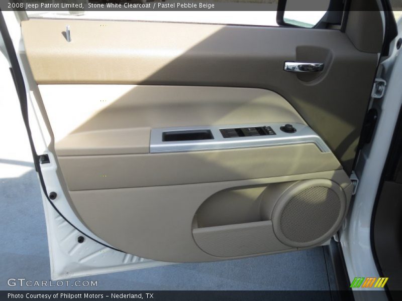 Stone White Clearcoat / Pastel Pebble Beige 2008 Jeep Patriot Limited