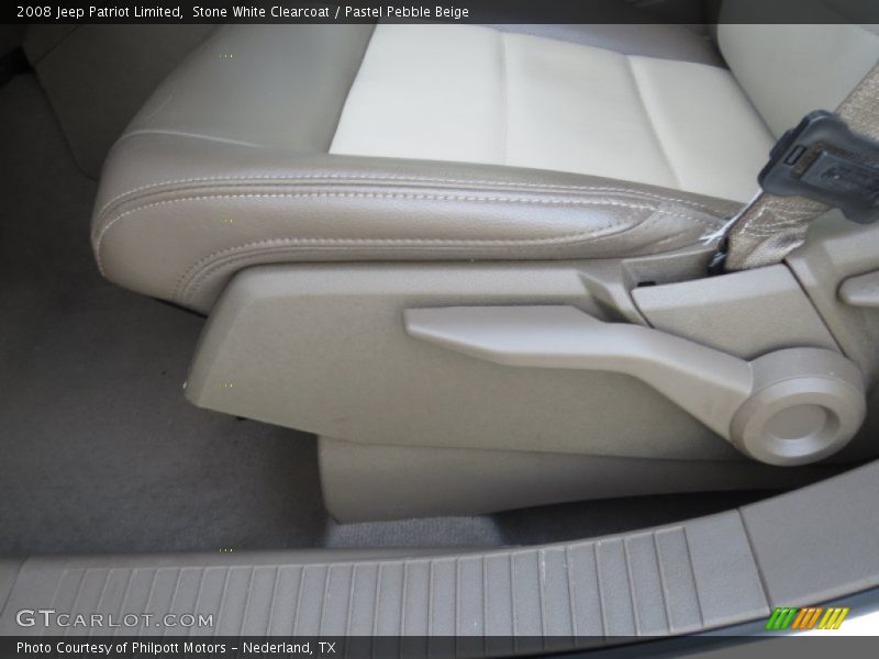 Stone White Clearcoat / Pastel Pebble Beige 2008 Jeep Patriot Limited