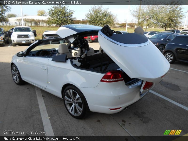 Candy White / Cornsilk Beige 2013 Volkswagen Eos Lux