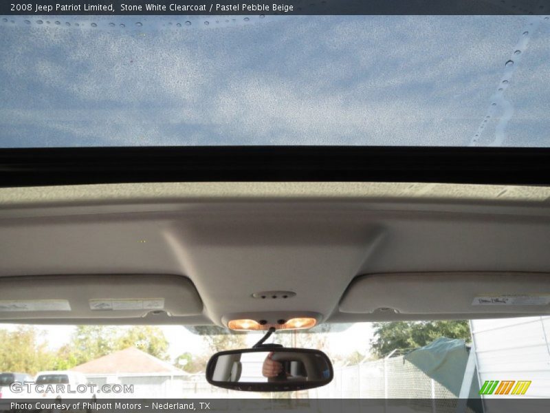 Stone White Clearcoat / Pastel Pebble Beige 2008 Jeep Patriot Limited