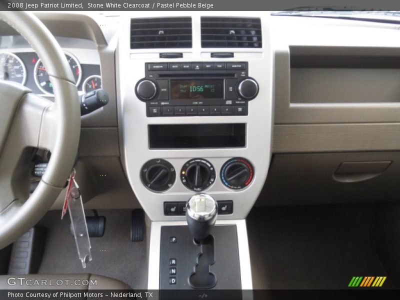 Stone White Clearcoat / Pastel Pebble Beige 2008 Jeep Patriot Limited