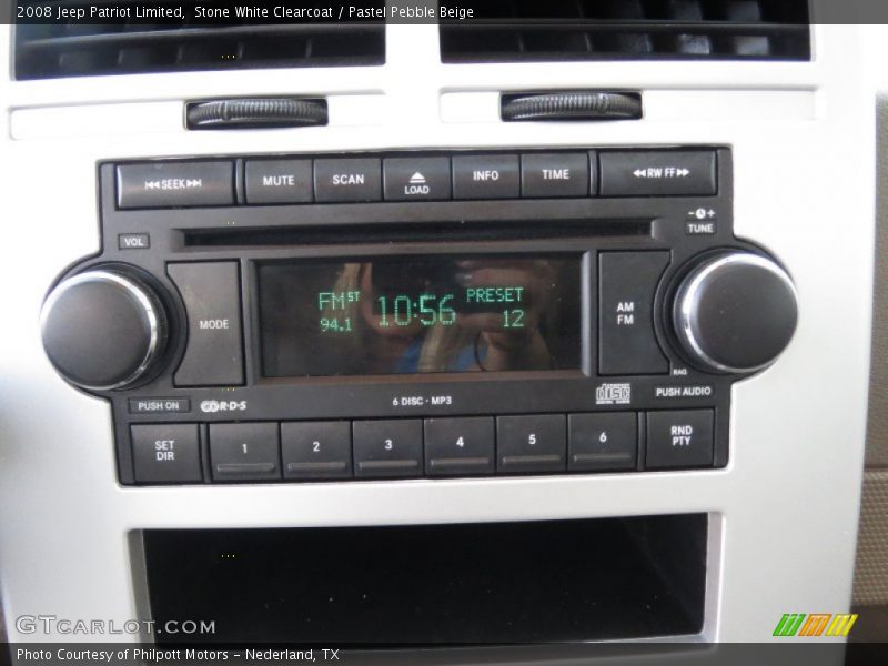 Stone White Clearcoat / Pastel Pebble Beige 2008 Jeep Patriot Limited
