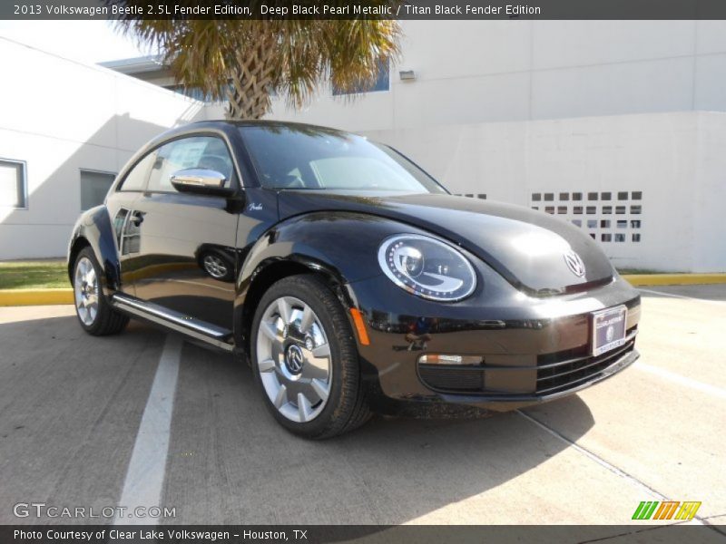 Deep Black Pearl Metallic / Titan Black Fender Edition 2013 Volkswagen Beetle 2.5L Fender Edition