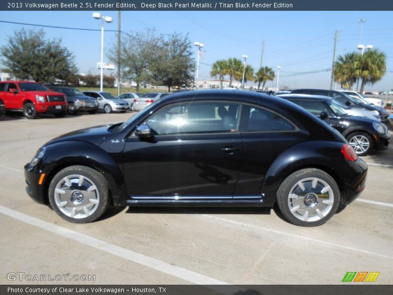 Deep Black Pearl Metallic / Titan Black Fender Edition 2013 Volkswagen Beetle 2.5L Fender Edition