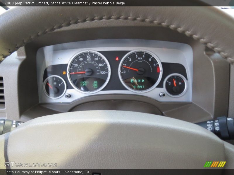 Stone White Clearcoat / Pastel Pebble Beige 2008 Jeep Patriot Limited