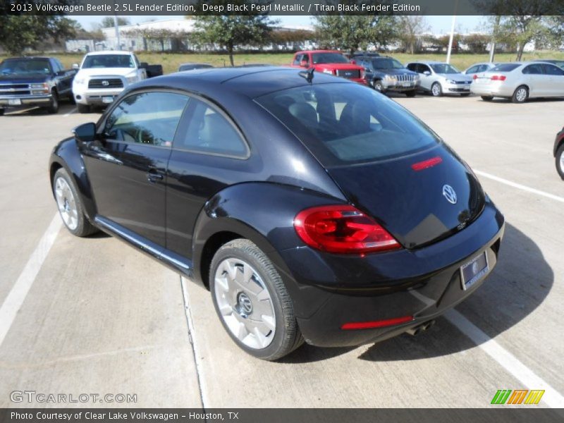 Deep Black Pearl Metallic / Titan Black Fender Edition 2013 Volkswagen Beetle 2.5L Fender Edition