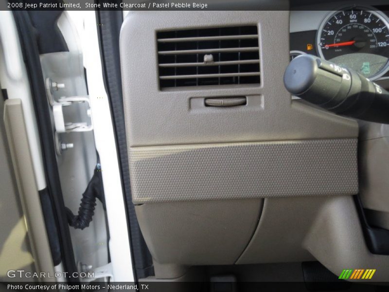 Stone White Clearcoat / Pastel Pebble Beige 2008 Jeep Patriot Limited
