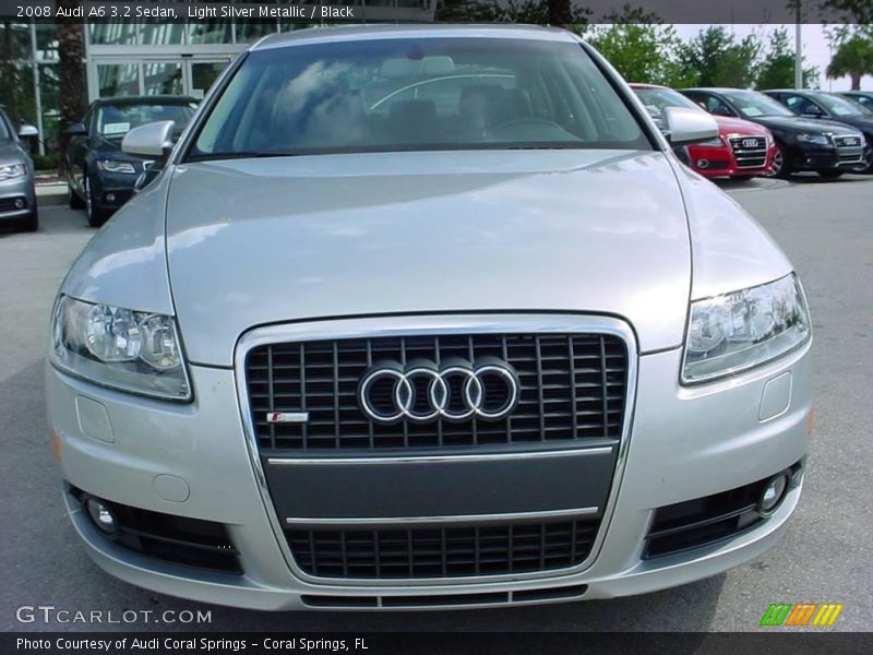 Light Silver Metallic / Black 2008 Audi A6 3.2 Sedan