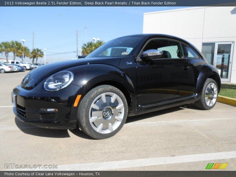 Deep Black Pearl Metallic / Titan Black Fender Edition 2013 Volkswagen Beetle 2.5L Fender Edition