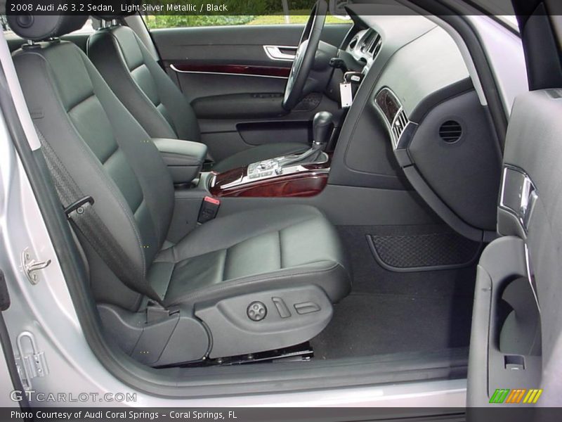 Light Silver Metallic / Black 2008 Audi A6 3.2 Sedan