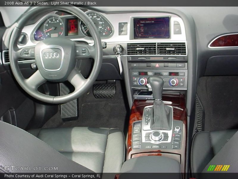 Light Silver Metallic / Black 2008 Audi A6 3.2 Sedan