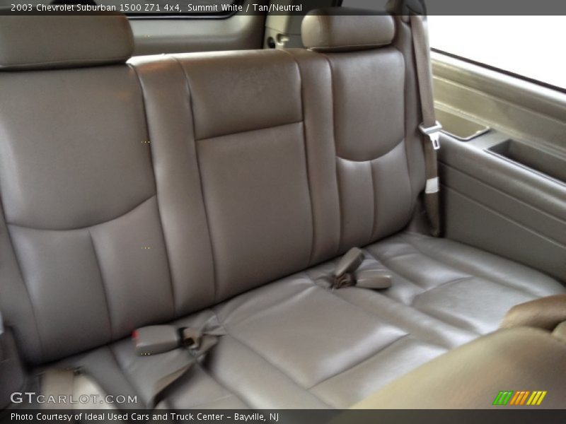 Summit White / Tan/Neutral 2003 Chevrolet Suburban 1500 Z71 4x4