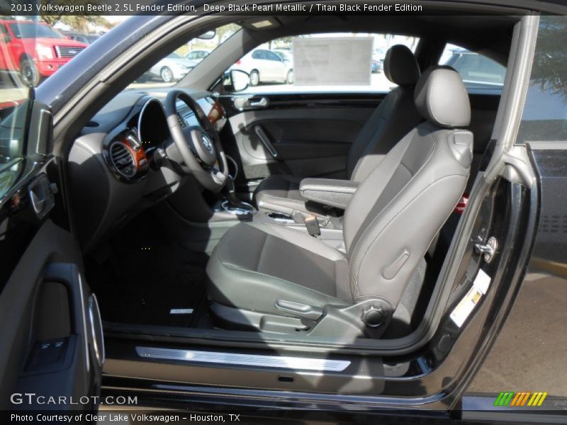 Deep Black Pearl Metallic / Titan Black Fender Edition 2013 Volkswagen Beetle 2.5L Fender Edition