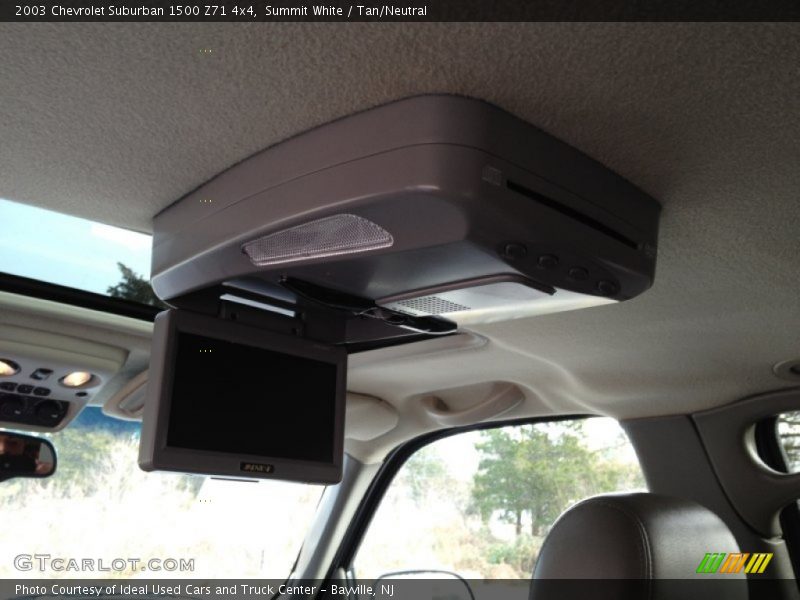 Summit White / Tan/Neutral 2003 Chevrolet Suburban 1500 Z71 4x4