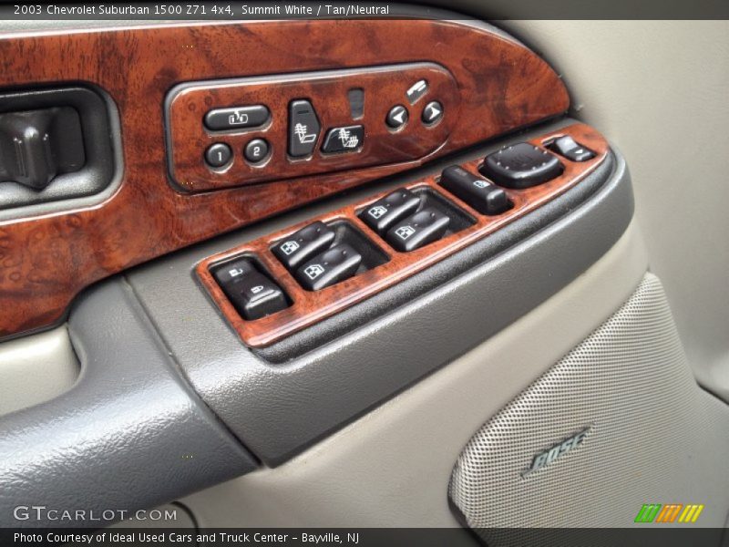 Summit White / Tan/Neutral 2003 Chevrolet Suburban 1500 Z71 4x4