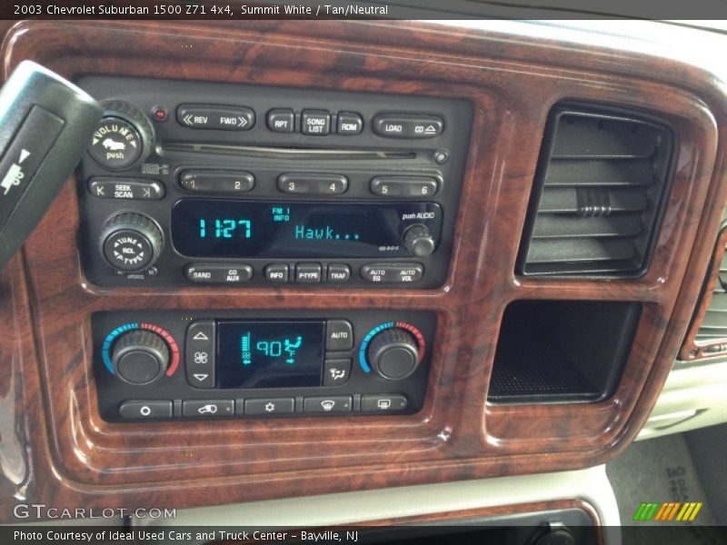 Summit White / Tan/Neutral 2003 Chevrolet Suburban 1500 Z71 4x4