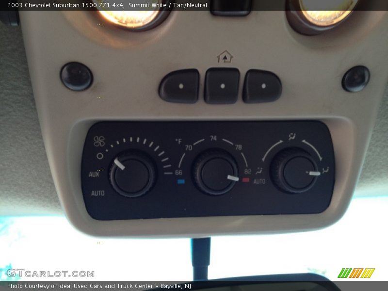 Summit White / Tan/Neutral 2003 Chevrolet Suburban 1500 Z71 4x4