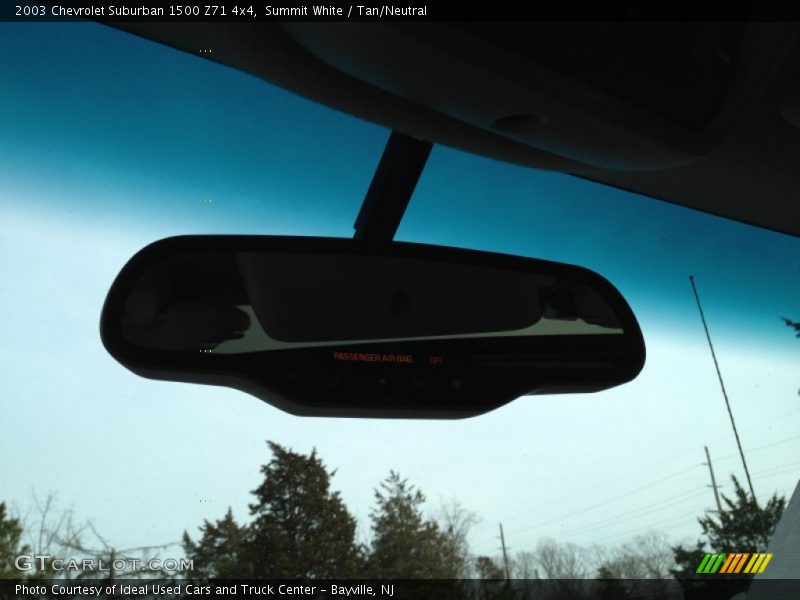 Summit White / Tan/Neutral 2003 Chevrolet Suburban 1500 Z71 4x4