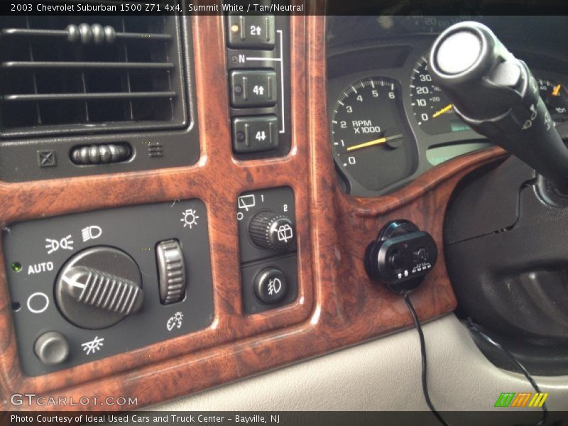 Summit White / Tan/Neutral 2003 Chevrolet Suburban 1500 Z71 4x4