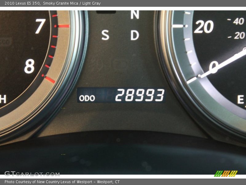 Smoky Granite Mica / Light Gray 2010 Lexus ES 350